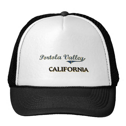 Portola Valley California City Classic Trucker Hat