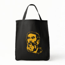 Portrait barbu de Saddam Hussein sacs