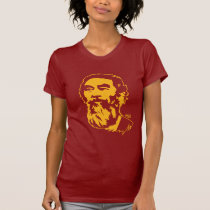 Portrait barbu de Saddam Hussein t-shirts