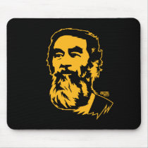 Portrait barbu de Saddam Hussein tapis de souris