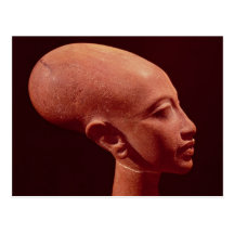 Portrait bust of a daughter of King Akhenaten Postcard