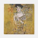 Portrait d'Adele Bloch-Bauer par Gustav Klimt Magnets Pour Réfrigérateur