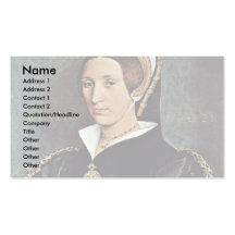 Portrait de 5ème épouse de Catarina Howard du Roi  Modèles De Cartes De Visite