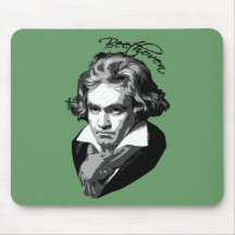 Portrait de Beethoven sur des T-shirts, tasses, ca Tapis De Souris
