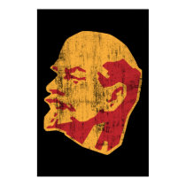 portrait de cccp de Vladimir Lénine affiches