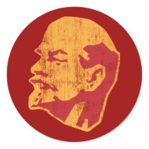 portrait de cccp de Vladimir Lénine autocollants