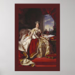 Portrait de couronnement de la Reine Victoria Posters