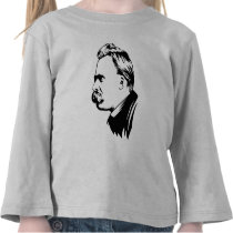 Portrait de Frederich Nietzsche t-shirts