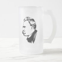 Portrait de Frederich Nietzsche tasses