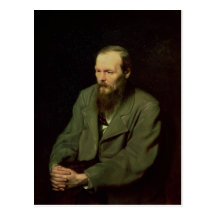 Portrait de Fyodor Dostoyevsky 1872 Carte Postale