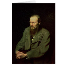 Portrait de Fyodor Dostoyevsky 1872 Cartes De Vœux