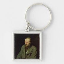 Portrait de Fyodor Dostoyevsky 1872 Porte-clefs