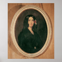 Portrait de George Sand Poster