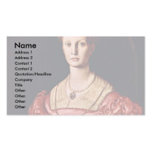 Portrait de Lucrezia Panciatichi. Modèles De Cartes De Visite