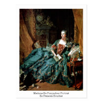 Portrait de Madame de Pompadour par Francois Bouch cartes postales