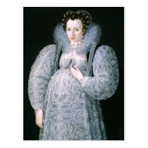 Portrait de Madame inconnue, c.1595 Cartes Postales