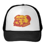 Portrait de Marx Lénine Mao Casquettes