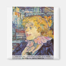 Portrait de Mlle Dolly From The Star "dans le Havr Aimants Pour Réfrigérateur