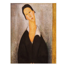Portrait de Modigliani Amedeo Carte Postale