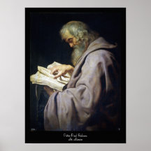 Portrait d'huile de Simon Peter Paul Rubens de sai Posters