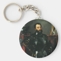 Portrait du duc d'Urbino par Titian Porte-clé