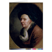Portrait du mathématicien Léonard Euler Carte De Vœux