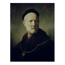 Portrait du père de Rembrandt Cartes Postales