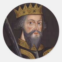 Portrait du Roi William I The Conqueror Autocollants