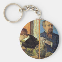 Portrait du sculpteur Aubé et de son fils Porte-clef