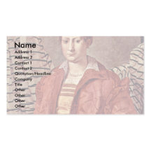 Portrait d'une femme noble   par Bronzino Angelo Cartes De Visite Professionnelles