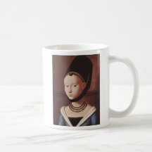 Portrait d'une tasse de jeune fille