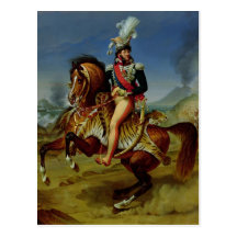 Portrait équestre de Joachim Murat 1812 Cartes Postales