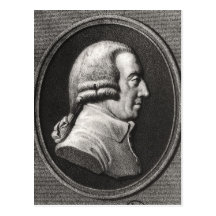 Portrait from a medallion of Adam Smith Post Cards