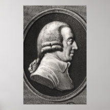 Portrait from a medallion of Adam Smith Print