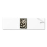 PORTRAIT IN BLACK AND WHITE BUMPER STICKERS