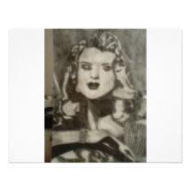 PORTRAIT IN BLACK AND WHITE CUSTOM INVITATION