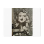 PORTRAIT IN BLACK AND WHITE POST CARD