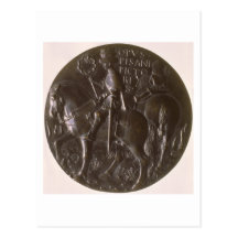 Portrait medal, reverse depicting Gianfrancesco Go Post Cards