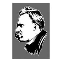 Portrait Mousepad de Frederich Nietzsche affiches