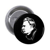 Portrait Mousepad de Frederich Nietzsche boutons publicitaires