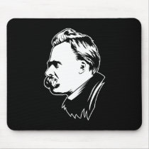 Portrait Mousepad de Frederich Nietzsche tapis de souris