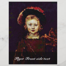 Portrait Of A Boy (Titus Rembrandt'S Son?) Full Color Flyer