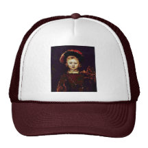 Portrait Of A Boy (Titus Rembrandt'S Son?) Trucker Hats