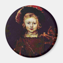 Portrait Of A Boy (Titus Rembrandt'S Son?) Magnet