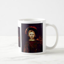 Portrait Of A Boy (Titus Rembrandt'S Son?) Coffee Mug