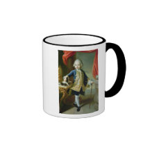 Portrait of a Boy with Pet Spaniel, 18th century Coffee Mugs