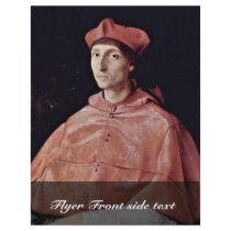 Portrait Of A Cardinal By Raffael (Best Quality) Flyer