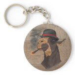 Portrait of a Drama Llama - Keychain