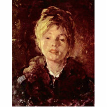 Portrait Of A Girl By Grigorescu Nicolae Acrylic Cut Out