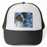 Portrait of a Jack Russell Trucker Hat